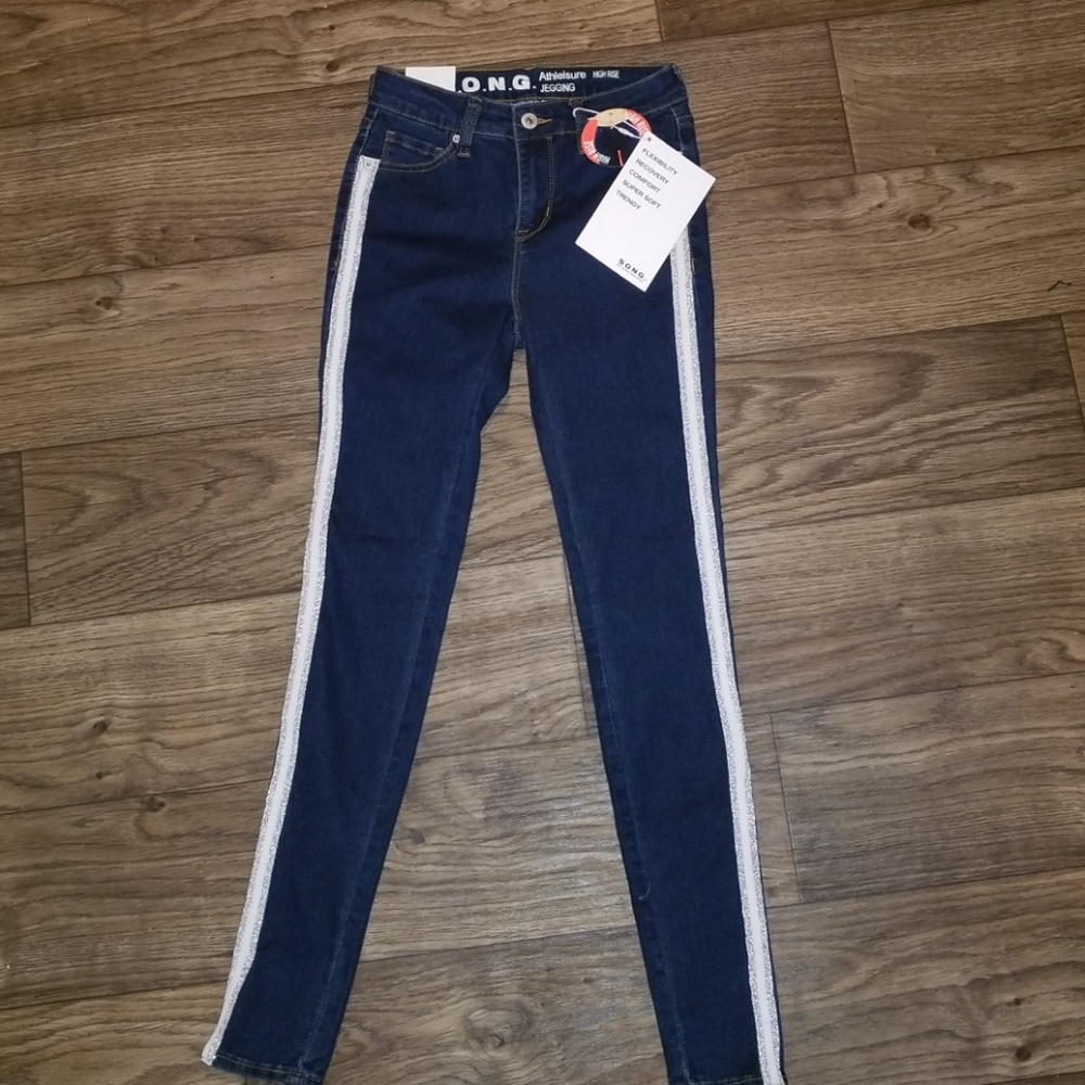 High rise jegging